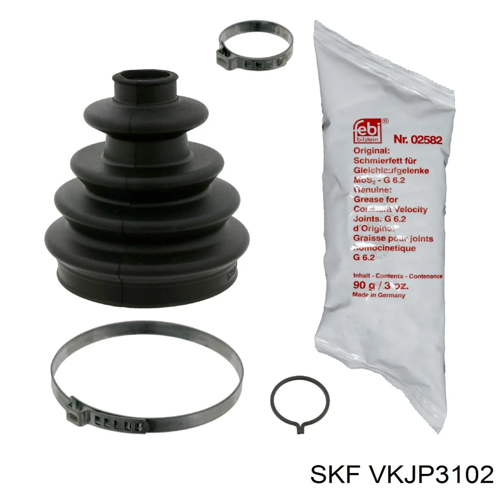 VKJP3102 SKF пильник шруса зовнішній, передній піввісі