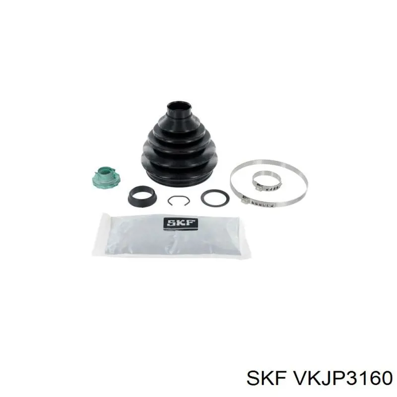 VKJP3160 SKF пильник шруса зовнішній, передній піввісі