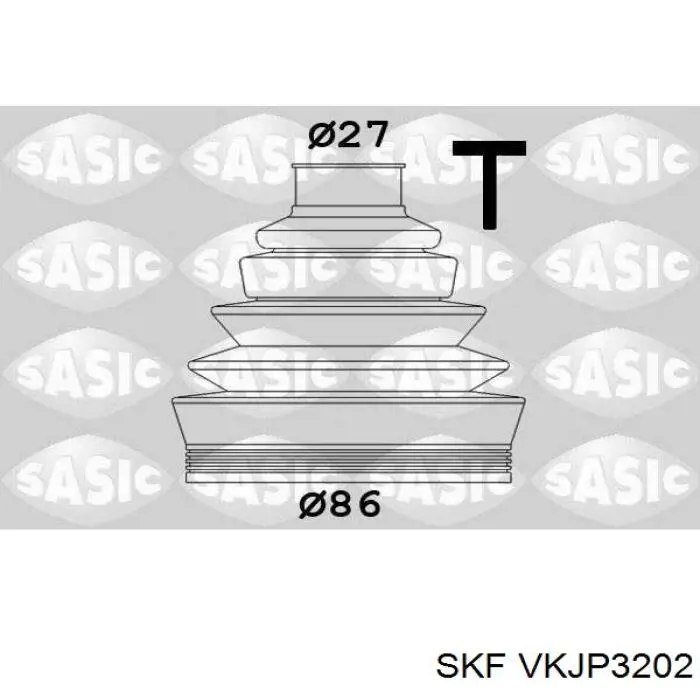 Пильник ШРУСа зовнішній, передній піввісі VKJP3202 SKF