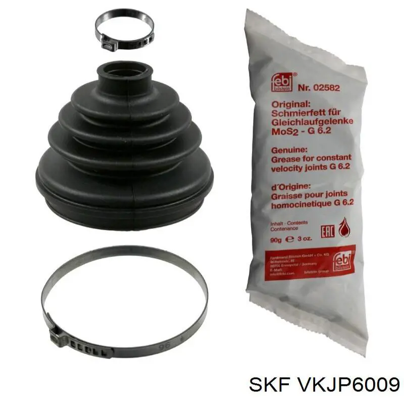Купити VKJP6009 SKF Пильник шарніра кутових швидкостей внутрішній передній