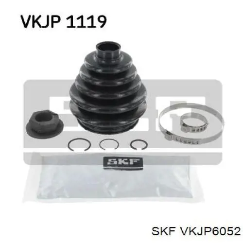 Купити VKJP6052 SKF Пильник шарніра кутових швидкостей внутрішній передній