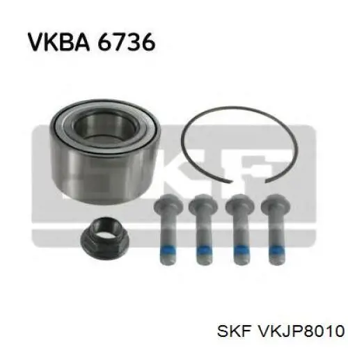 Купити VKJP8010 SKF Пильник шарніра кутових швидкостей внутрішній передній