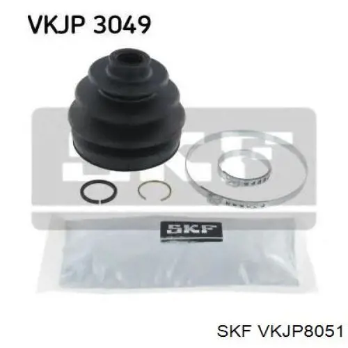 VKJP8051 SKF пильник шруса внутрішній, передній піввісі