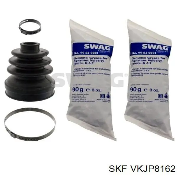 Пильник гранати внутрішній, передній півосі SKF VKJP8162 ціна, від 8.89 USD