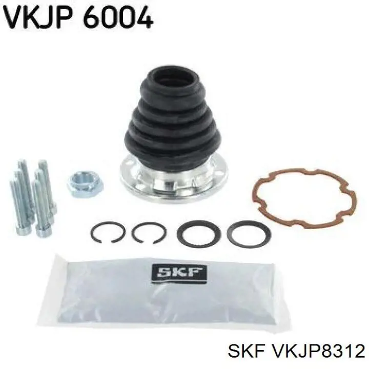 Купити VKJP8312 SKF Пильник шарніра кутових швидкостей внутрішній передній