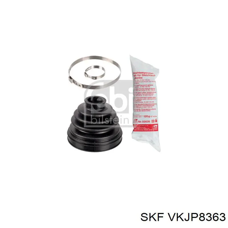 Пильник гранати внутрішній, передній півосі SKF VKJP8363 ціна, від 9.75 USD