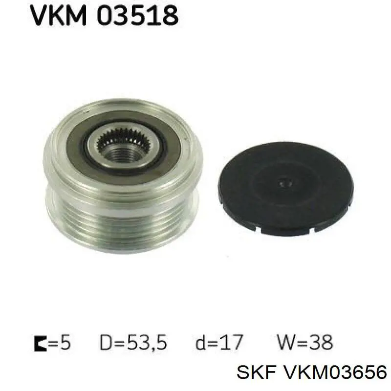 Купити VKM03656 SKF Шків генератора