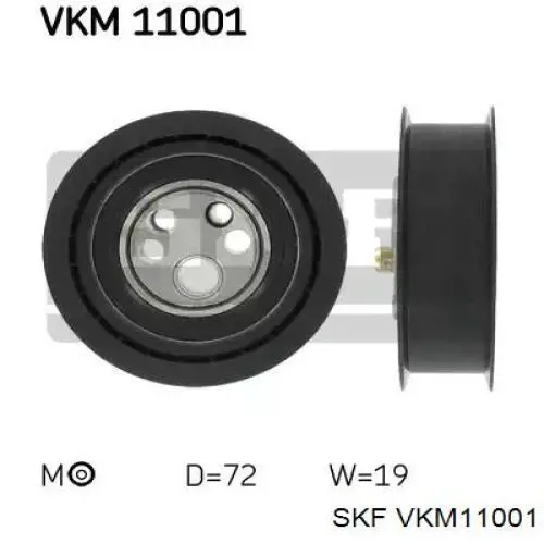 Ролик натяжителя ременя газорозподілу SKF VKM11001 ціна, від 30.37 USD
