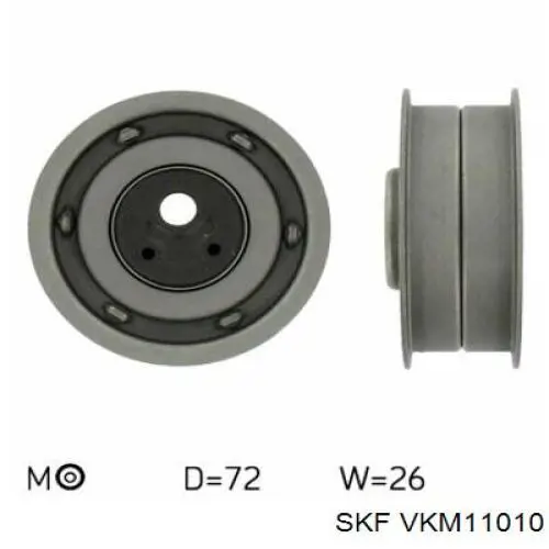 VKM11010 SKF ролик натягувача ременя грм