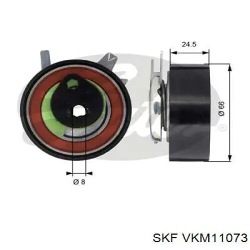 Купити VKM11073 SKF Ролик натягувача ременя ПНВТ