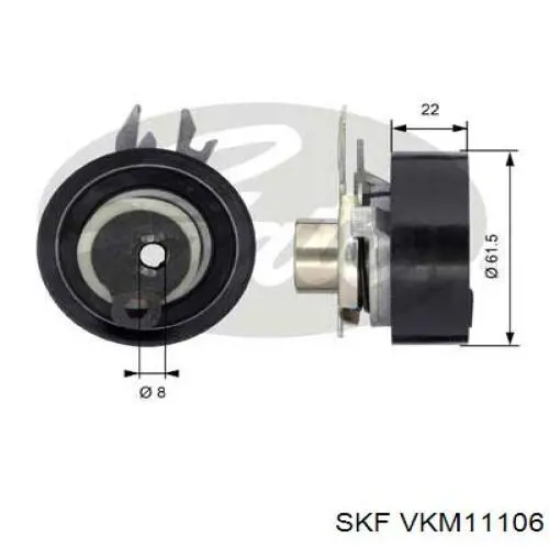 Купити VKM11106 SKF Натяжний ролик