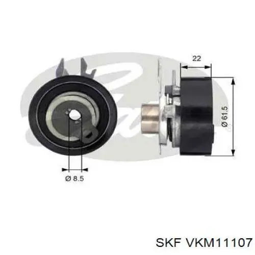 Купити VKM11107 SKF Натяжний ролик