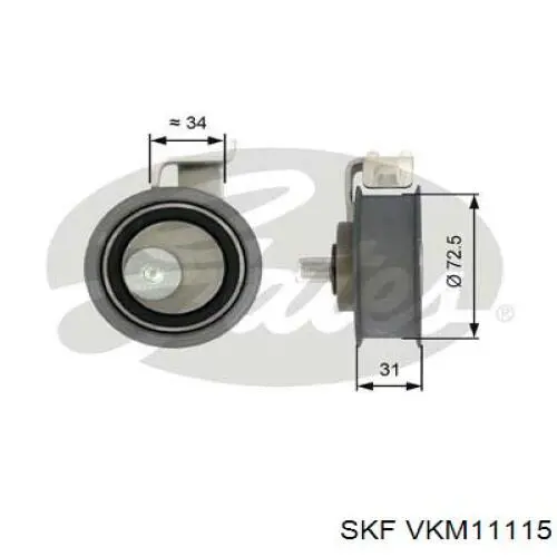 VKM11115 SKF ролик натягувача ременя грм