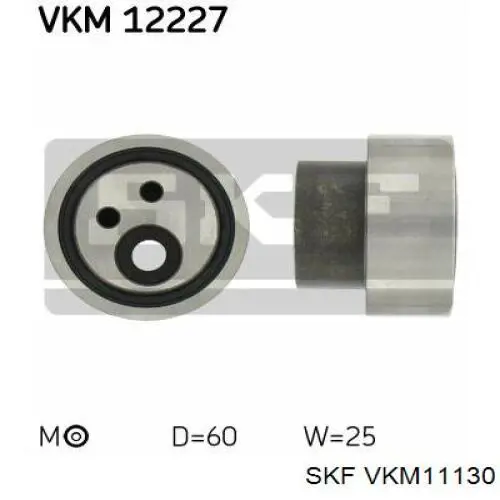 Ролик натягувача ременя ГРМ VKM11130 SKF