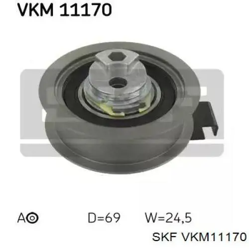 Ролик натяжителя ременя газорозподілу SKF VKM11170 ціна, від 51.18 USD