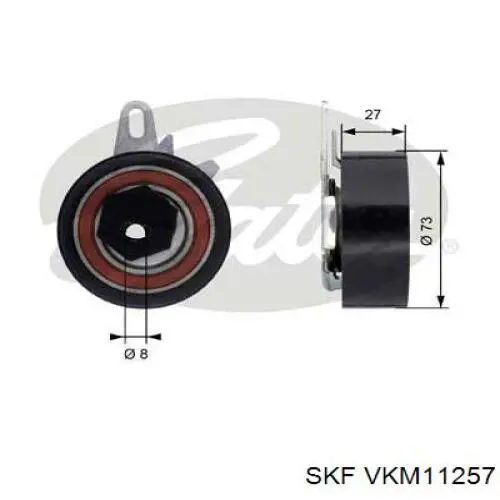 Купити VKM11257 SKF Натяжний ролик