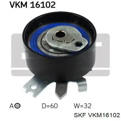 VKM16102 SKF ролик натягувача ременя грм