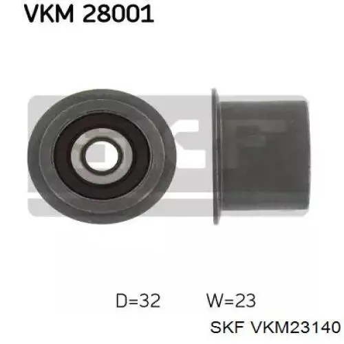 Ролик ременя ГРМ, паразитний SKF VKM23140 ціна, від 13.38 USD