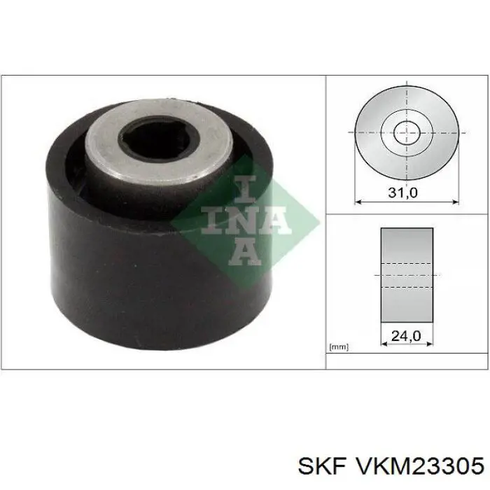 Ролик ременя ГРМ, паразитний SKF VKM23305 ціна, від 8.19 USD