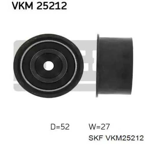 Ролик ременя ГРМ, паразитний SKF VKM25212 ціна, від 7.31 USD