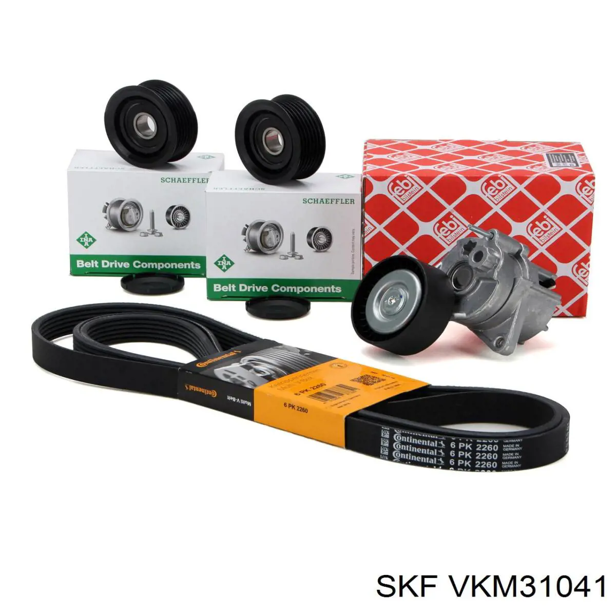 VKM31041 SKF Ролик приводного ременя, паразитний