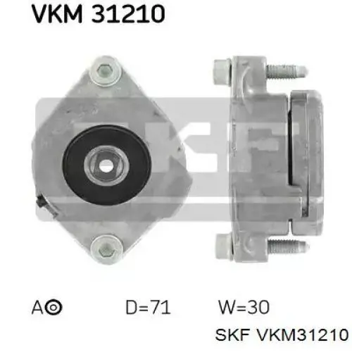 Натягувач приводного ременя SKF VKM31210 ціна, від 42.27 USD