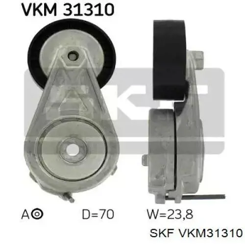 Натягувач приводного ременя SKF VKM31310 ціна, від 37.57 USD