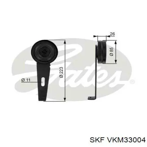 Натяжний ролик SKF VKM33004 ціна, від 34.87 USD