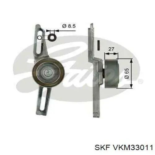 VKM33011 SKF ролик натягувача приводного ременя