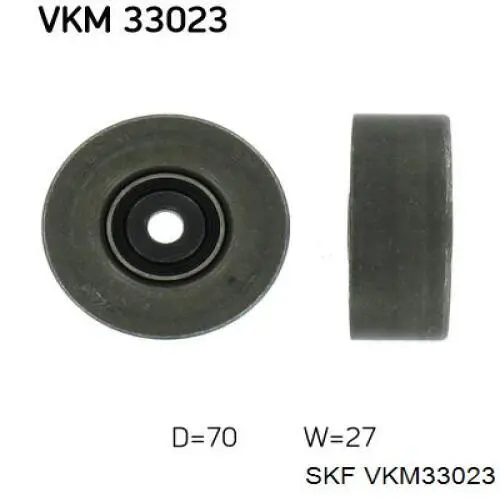 VKM33023 SKF ролик натягувача приводного ременя