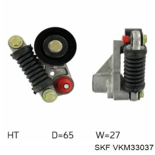 VKM33037 SKF натягувач приводного ременя