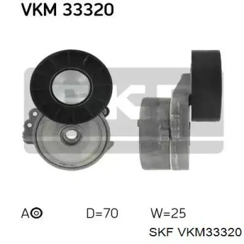 Натягувач приводного ременя SKF VKM33320 ціна, від 29.98 USD