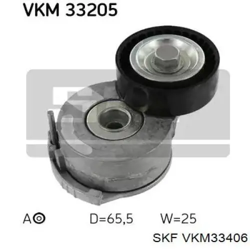 Купити VKM33406 SKF Натягувач приводного ременя