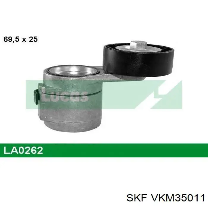 Натягувач приводного ременя SKF VKM35011 ціна, від 16.88 USD