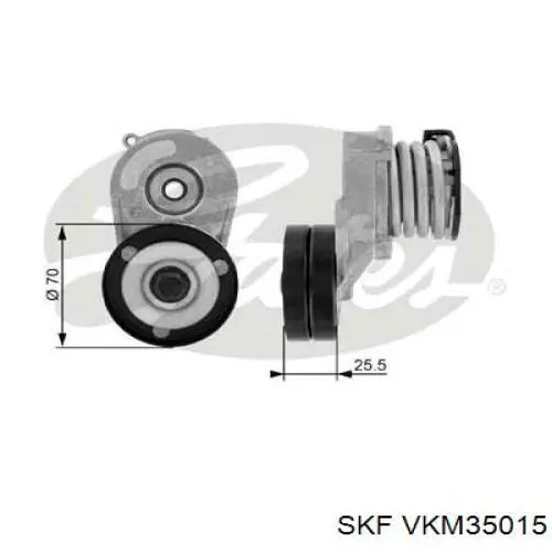VKM35015 SKF натягувач приводного ременя