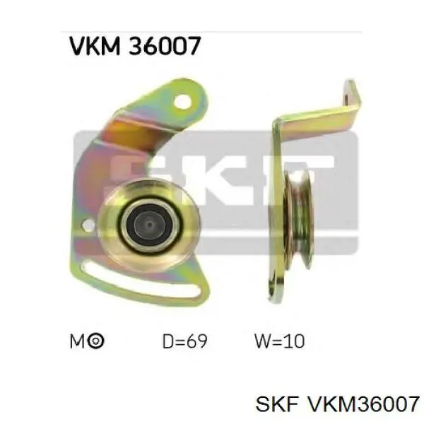 VKM36007 SKF ролик натягувача приводного ременя
