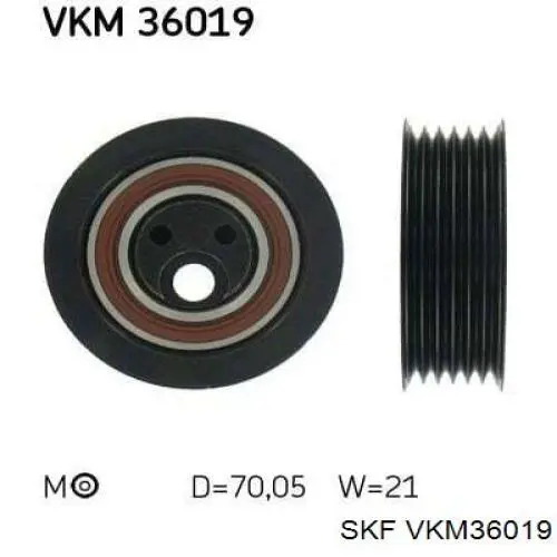 Купити VKM36019 SKF Натяжний ролик