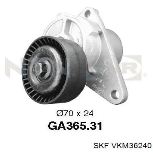 Купити VKM36240 SKF Натягувач приводного ременя