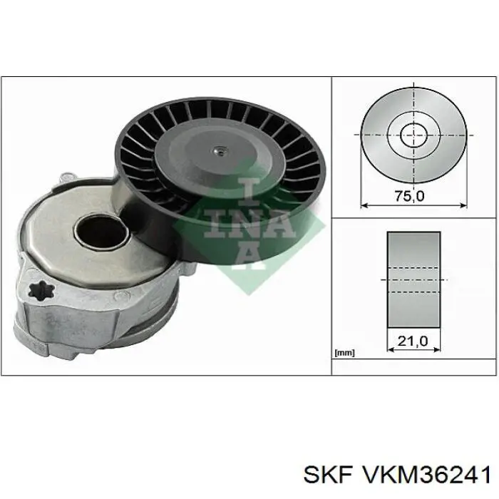Купити VKM36241 SKF Натягувач приводного ременя