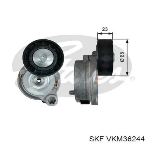 Натягувач приводного ременя VKM36244 SKF