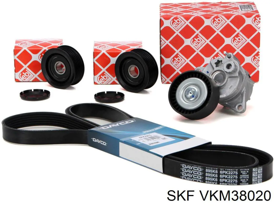 VKM38020 SKF Натяжна планка поліклинового ременя