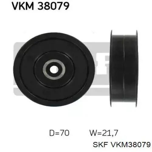 Ролик приводного ременя, паразитний SKF VKM38079 ціна, від 22.34 USD