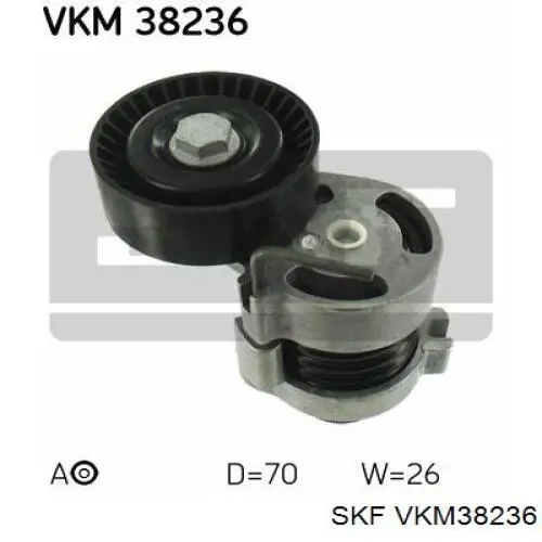 VKM38236 SKF натягувач приводного ременя