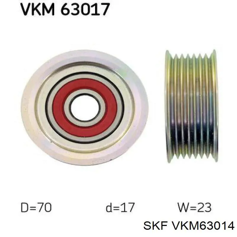 Купити VKM63014 SKF Натяжний ролик