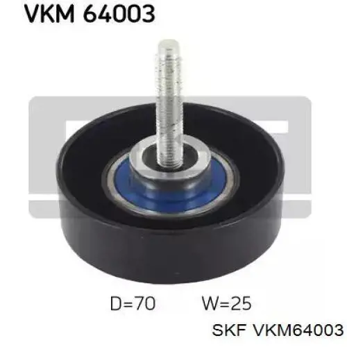 VKM64003 SKF Ролик приводного ременя, паразитний
