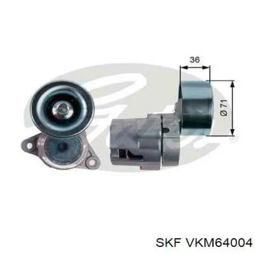 VKM64004 SKF натягувач приводного ременя