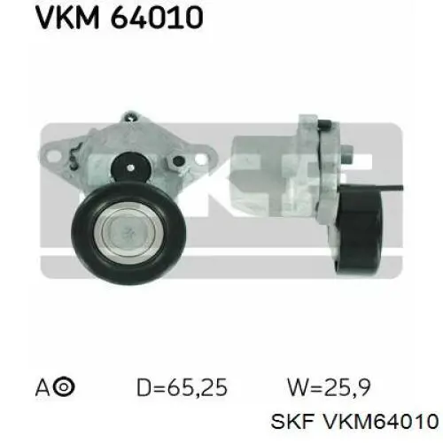 Купити VKM64010 SKF Натягувач приводного ременя