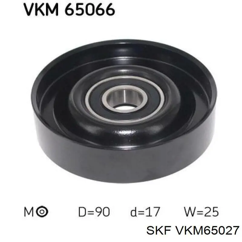 Купити VKM65027 SKF Натягувач приводного ременя