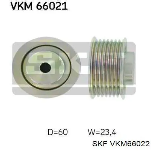 Купити VKM66022 SKF Ролик приводного ременя, паразитний