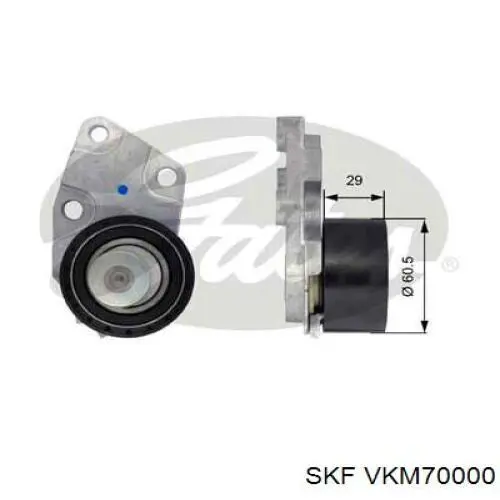 Купити VKM70000 SKF Натяжний ролик